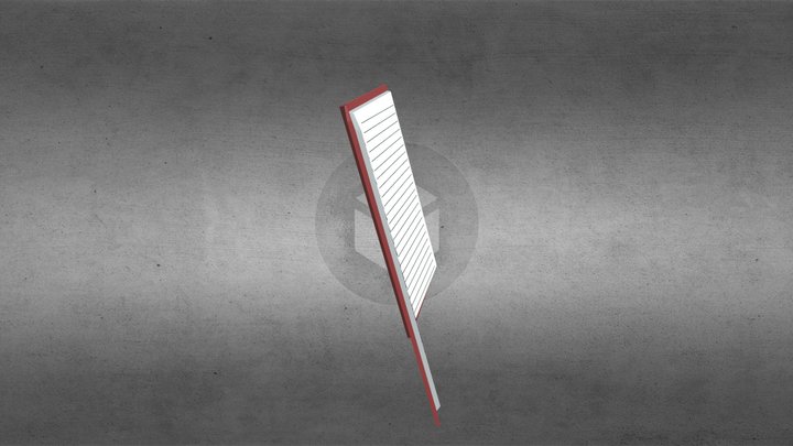 Caderno  / notebook  /  journal 3D Model