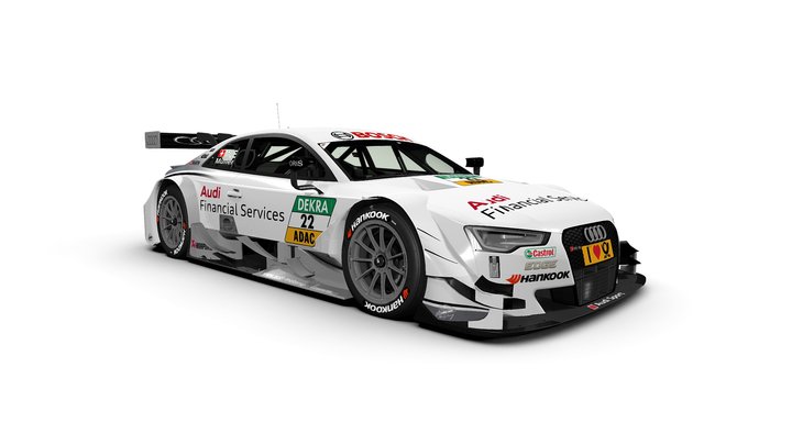 Audi RS5 DTM 2014 3D Model