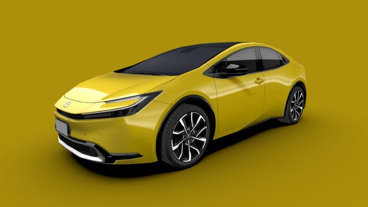 Toyota Prius 2023 3D Model