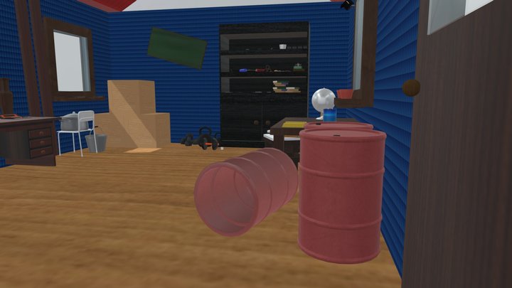 Garage – Kostenloses 3D-Modell STL