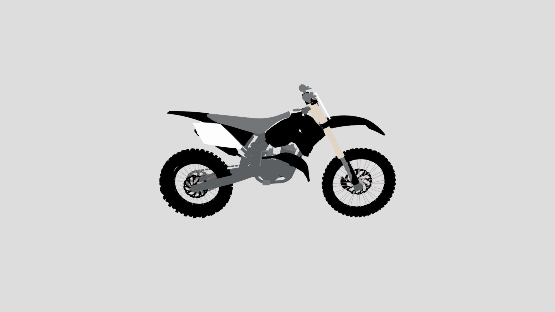 Suzuki Dirt Bike [Remastered] 3D model by JJDYT (J6unh) [fdd027f