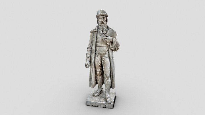 Day 176: Johannes Gutenberg – Modèle 3D gratuit STL