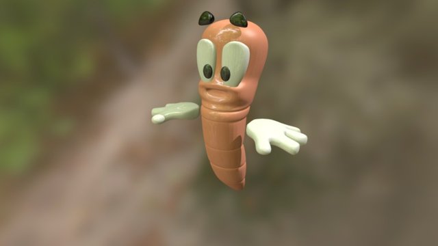 Worm 3D Model
