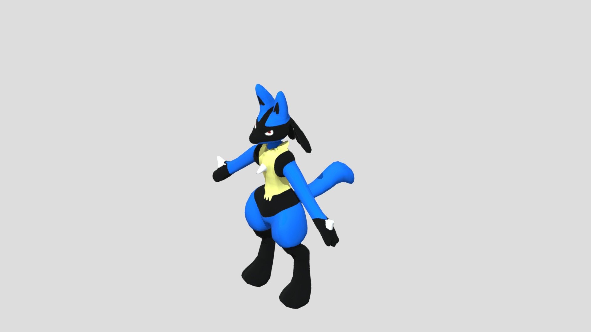 Lucario - 3D model by jesus.cruz1 [fdd2615] - Sketchfab