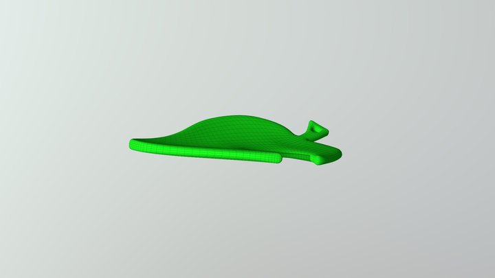 Animal Crossing Leaf Charm 3D Model