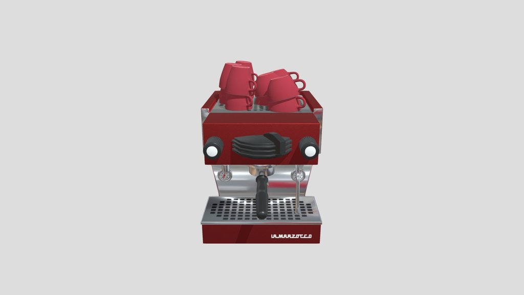 Linea Mini Coffee Machine Red