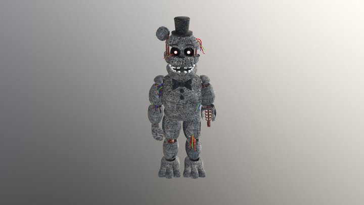 Rusted Freddy 3D Model