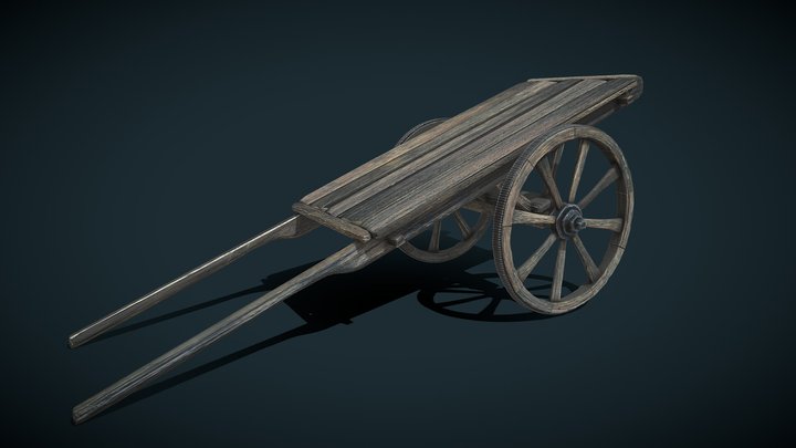 Cart_Wooden_18_MB – Gratis 3D-model STL