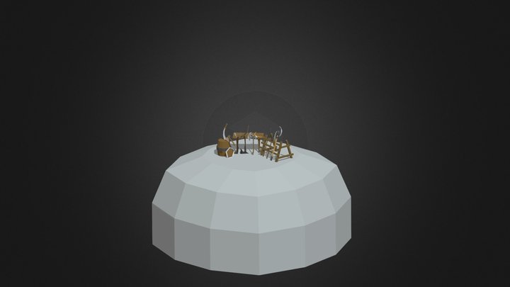 Axes, swords, shild, spears, shild and bow 3D Model