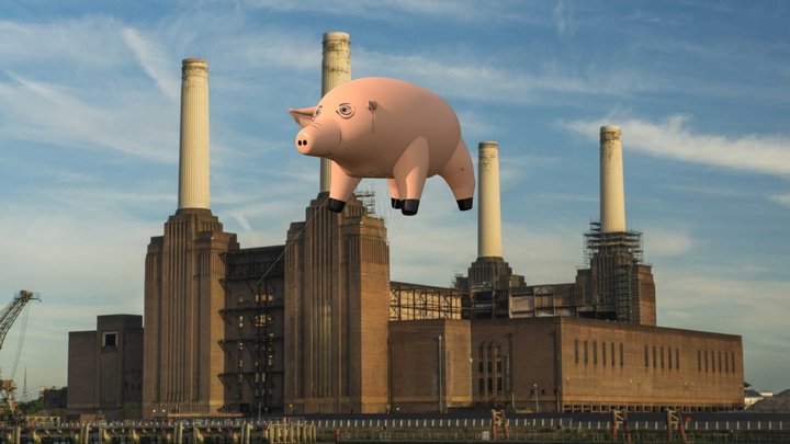 Algie - Pink Floyd Pig 3D Model
