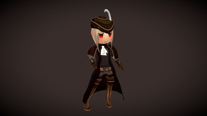 Character Model 2nd Year 3D Model