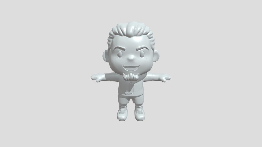 chibi soccer player figurine