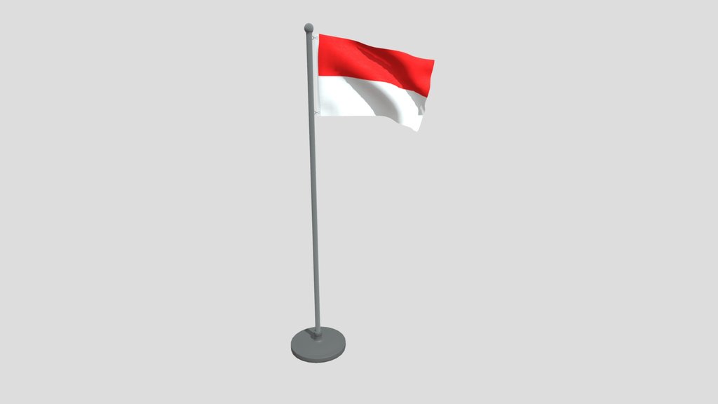 Animated Flag Of Indonesia