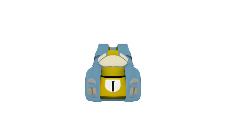 Racing car model shell 3D Model