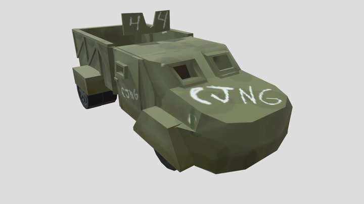 Mostruo blindado del cjng 3D Model