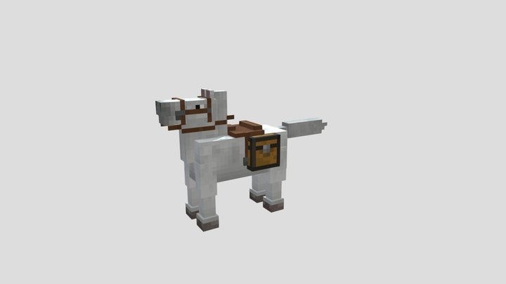 OLD horse minecraft model 1.10.2 3D Model