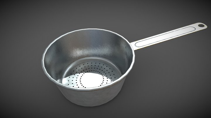 A colander. Дуршлаг. – Modello 3D gratuito STL