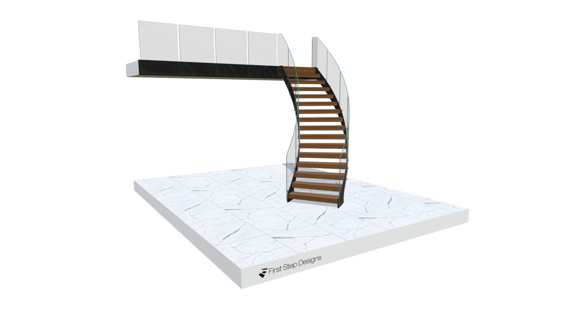 Abbotsbury Curved Staircase