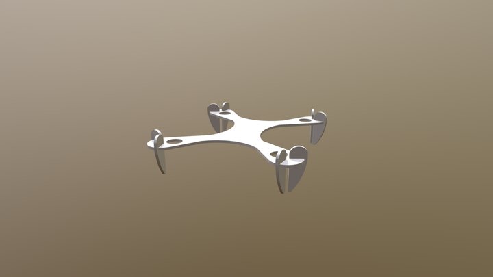 Parametric Drone Base 3D Model