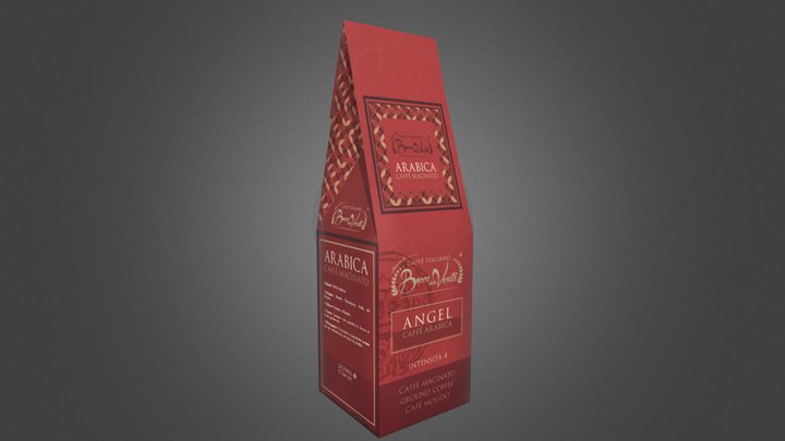 Caja Bocca della Verità Angel Arabica 100% 3D Model