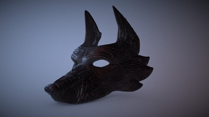 Agnargsilv - Canid Mask from the Noss Saga 3D Model