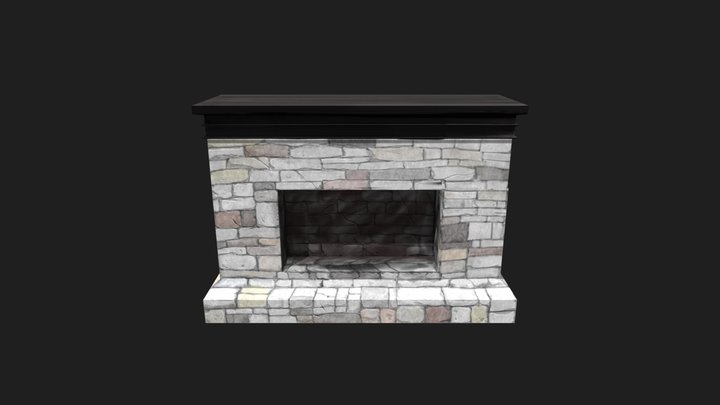 Fireplace by Manane 3D Model