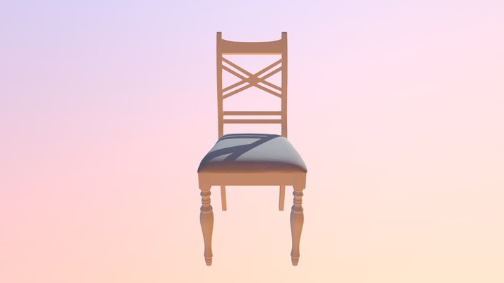 Cambridge Dining Chair FNSTCH15BE30115 3D Model
