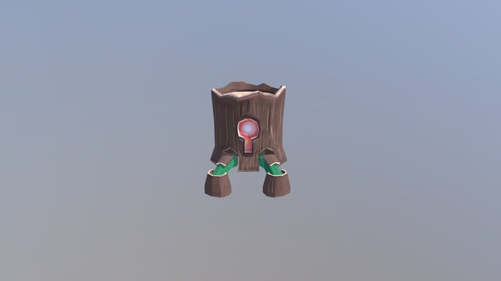 Wood Golem 3D Model