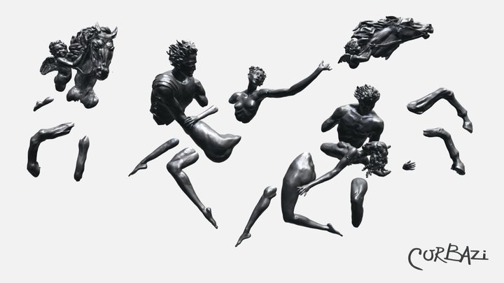 CURBAZI SCULPTURE 3D Model