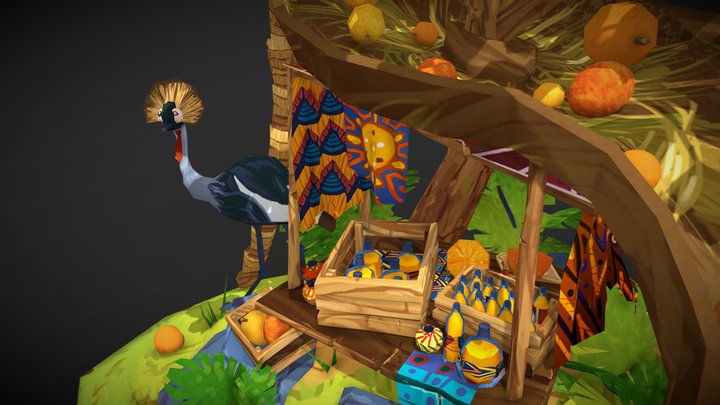 Fruit Keeper || DAE GameArt Final Assignment 3D Model