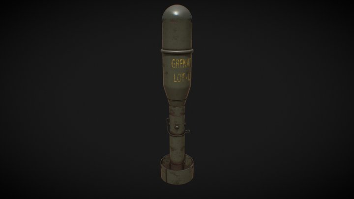 M9 rifle grenade 3D Model