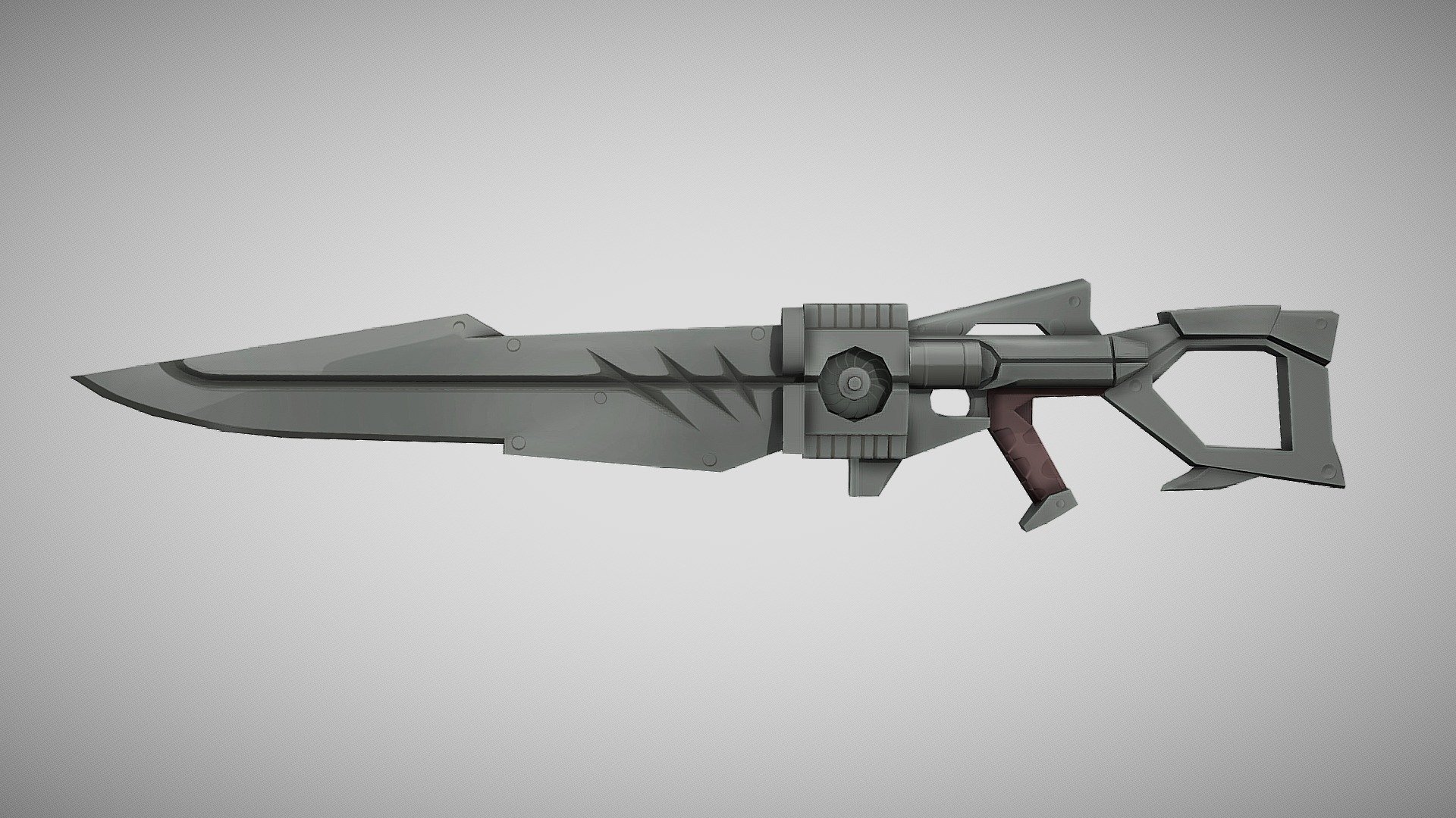 Akame Ga Kill - Mine's Gun - Pumkin - 3D model by JCalo