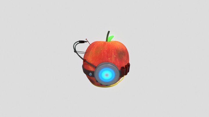 Whapple Updated (Wheatley Apple) 3D Model