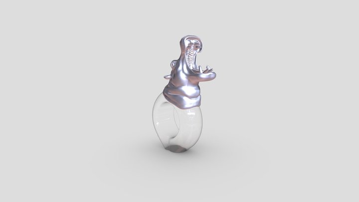 Hippo 3D Model