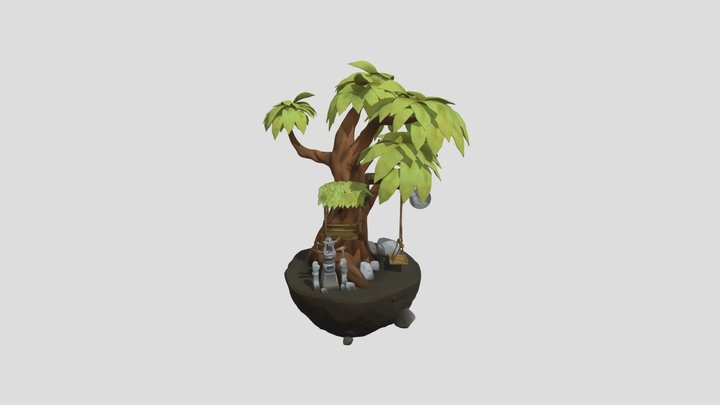 Diorama treehouse 3D Model