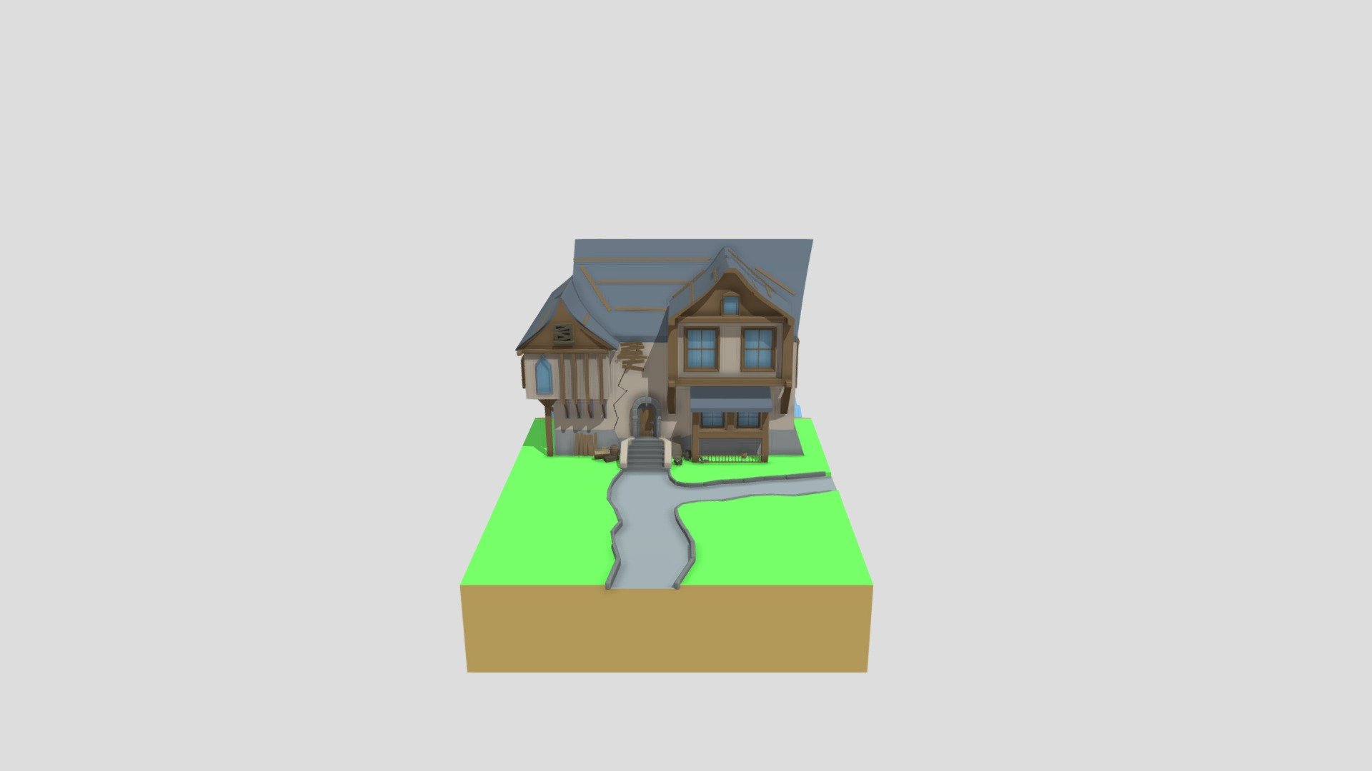 House On The Lake — Sketchfab embed 3D viewer