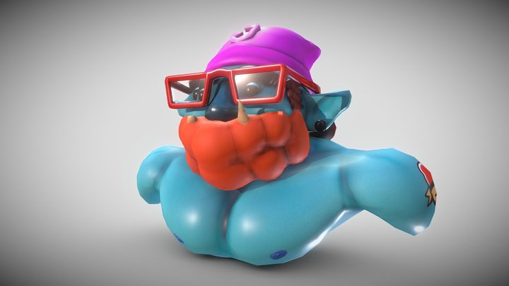 Jelly the Joblin Barista [SHIRTLESS] 3D Model