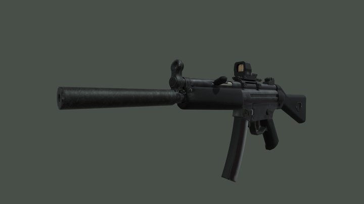 MP5 3D Model