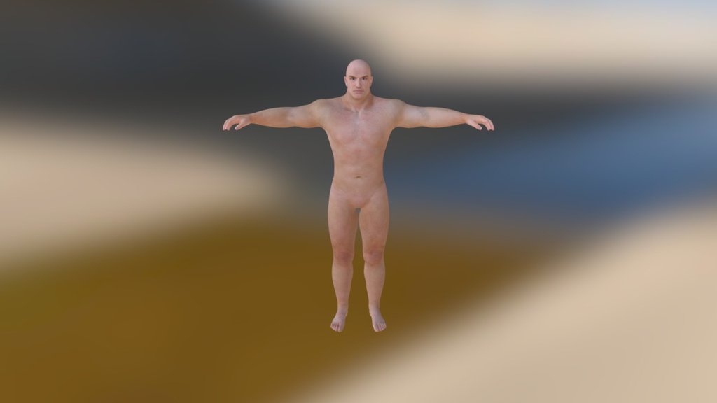 Realistic Game Character Male - Rigged