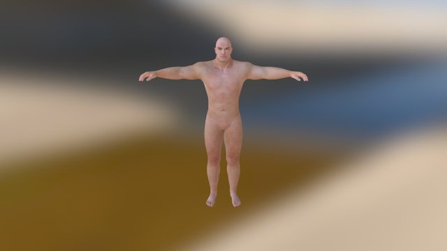 Realistic Game Character Male - Rigged 3D Model