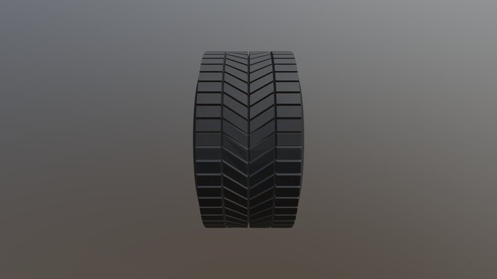 Tire Textured 3D Model
