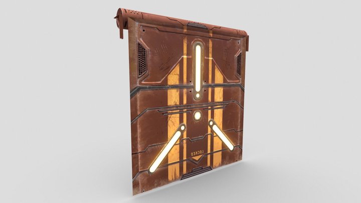shelter garage door 3D Model