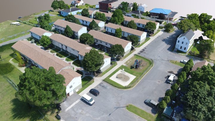 Fallon Apts. Simplified 3d Mesh 3D Model