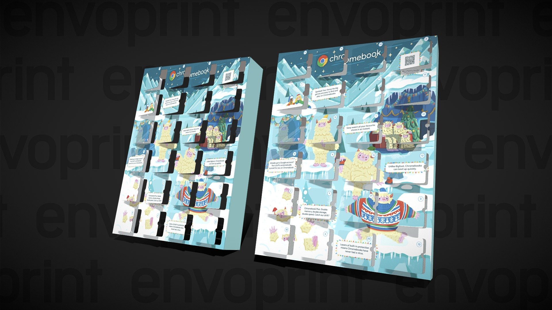 OwlLive UK Advent calendar 2023 3D Model By Envoprint