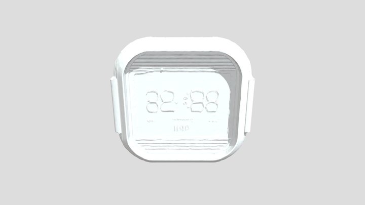 Digital Time Glow 3D Model