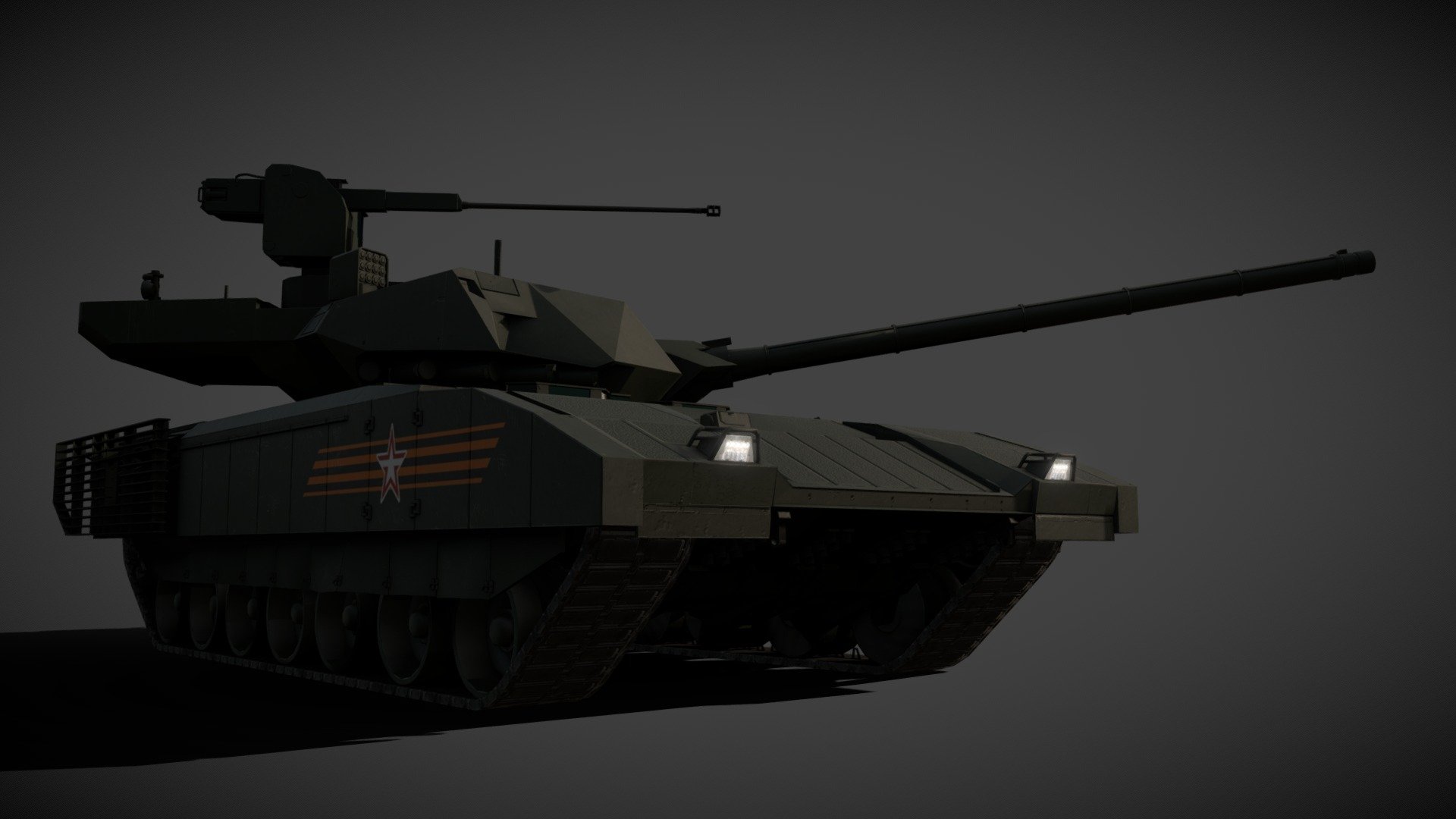 T-14 Армата / Armata - 3D Model By Swiss_fox (@Swiss_fox) [Fdf1128]