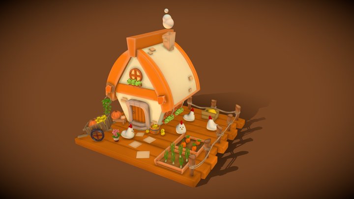 Tiny farm 3D Model