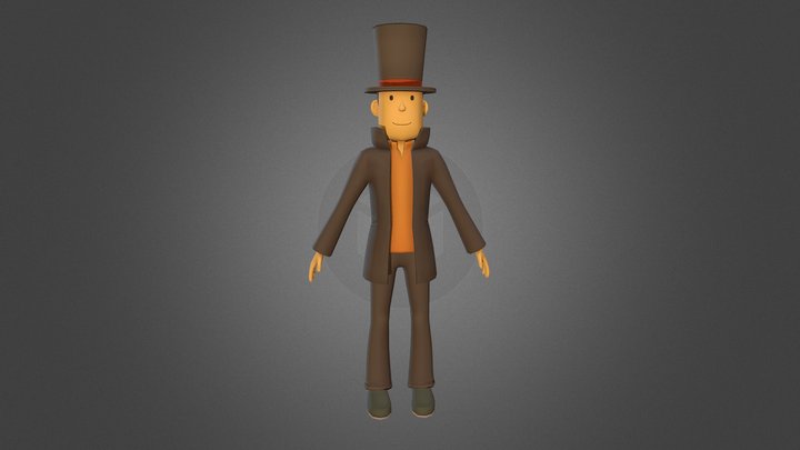 Hershel Layton 3D Model