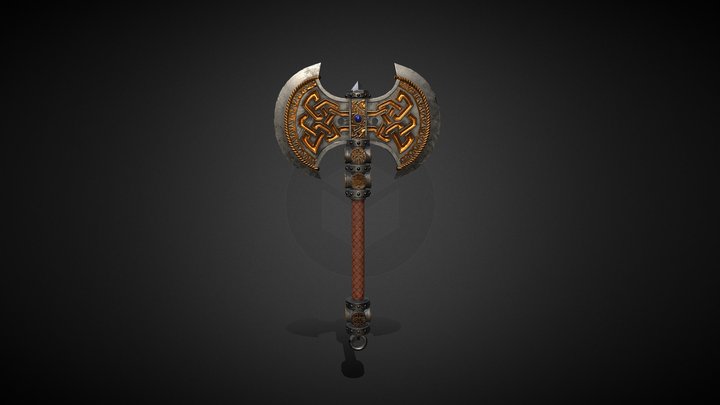 Dwarf Axe 3D Model