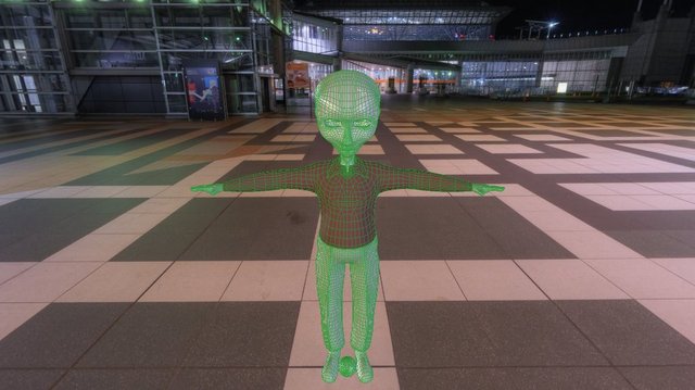 Concept Character 3D Model